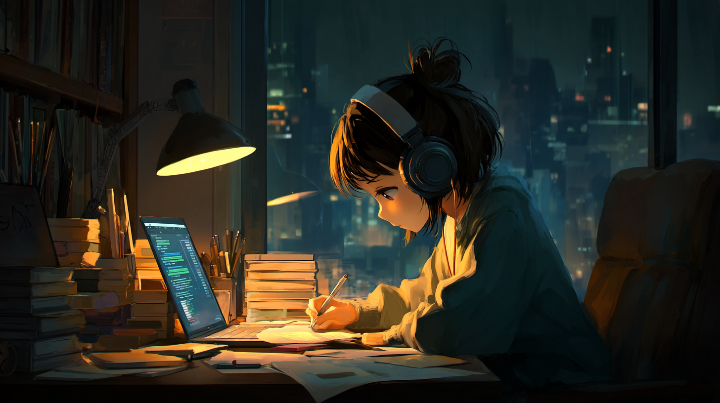 A render of three white cylindrical columns, against a warm creme background
